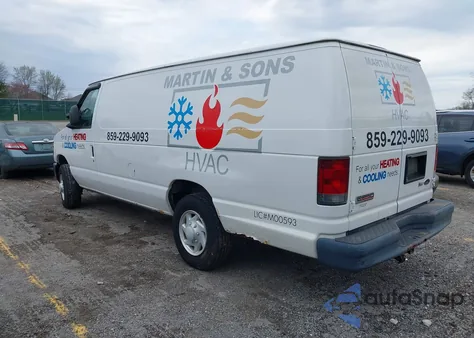 2009 Ford E-250 Commercial/Recreational из США, поврежденный, VIN 1FTNS24L59DA67893